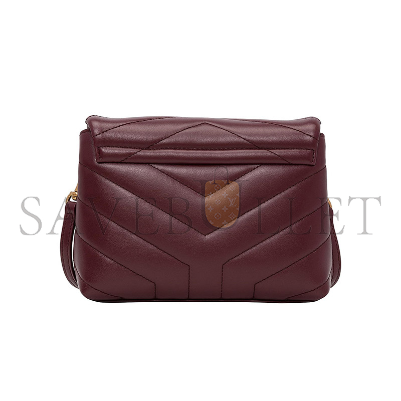 YSL TOY LOULOU SHOULDER BAG IN QUILTED LEATHER 467072 (20*14*7cm)